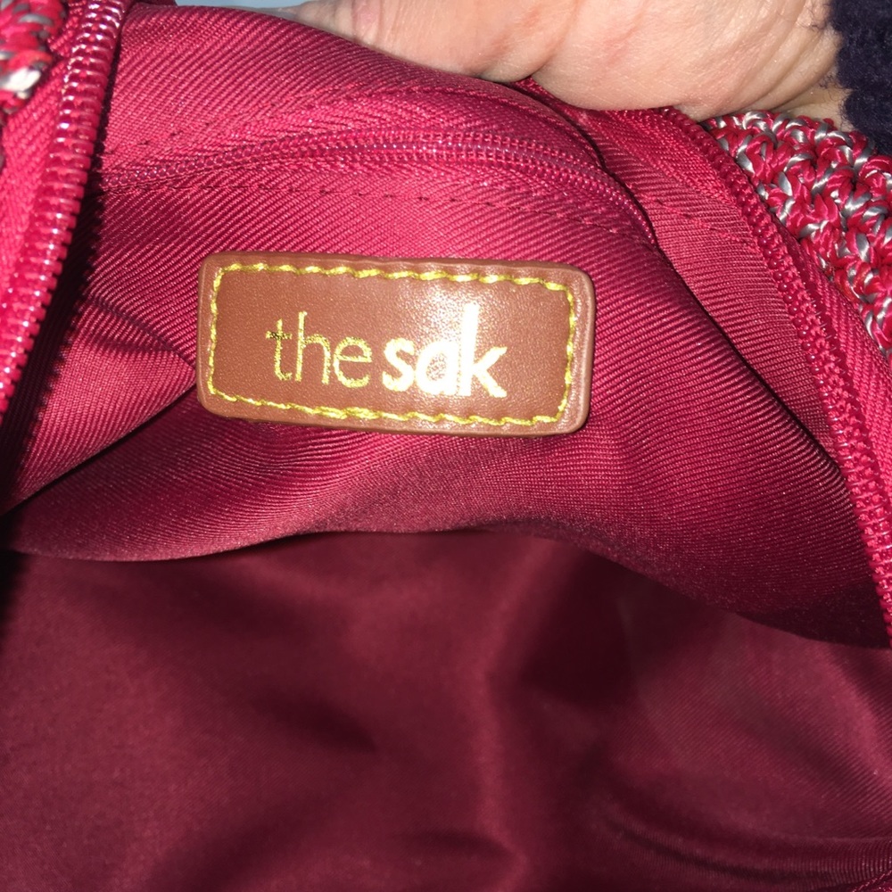 ❌SOLD❌The Sak stripe crochet shoulder bag hippy - Picture 4 of 8